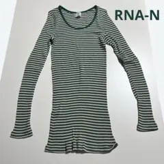 RNA-N ボーダー柄 長袖トップス Mサイズ 美品