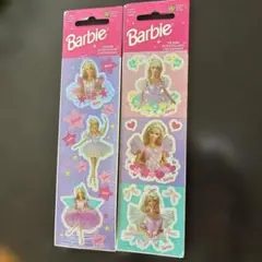 Barbie バービー ステッカー シール 2枚セットのサムネイル