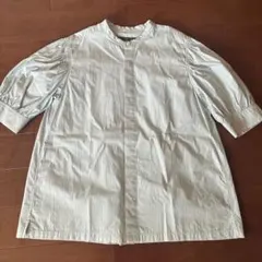 Haversack ストライプ 半袖シャツ