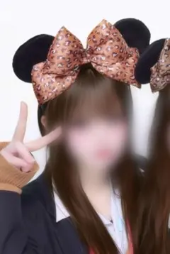 ミニーちゃんヒョウ柄カチューシャ