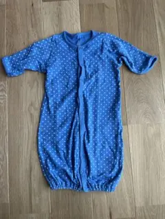 青い星柄のツーウェイ・ドレスオール　プチバトー