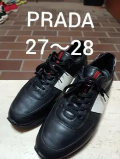 27〜28★PRADA sport プラダ　プラダスポーツ　スニーカー　レザー