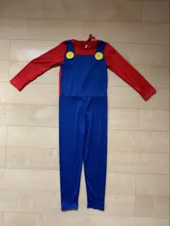 【やや傷あり】マリオ コスチューム 赤青 100cm~