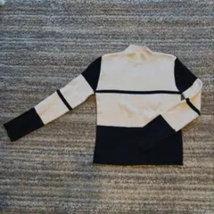 dholic バイカラー ニット