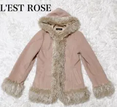 L'EST ROSE ファーコート　ジャケット　フード　フェミニン　y2k
