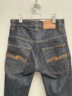 【美品】Nudie Jeans W27 L32 スリムテーパード 濃紺