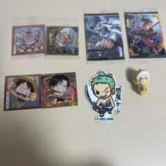 ワンピース ステッカー、シール、置き物セット まとめ売り