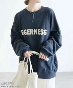 【新品】reca カレッジロゴビッグスウェット