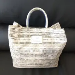 新品タグ付き TRIDEEP ストライプ クリアハンドル バッグ