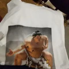 相撲力士プリントTシャツ 2025１００周年記念限定Tシャツ大の里