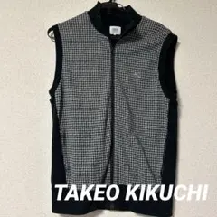 TAKEO KIKUCHI ニットベスト　Lサイズ　ブラック