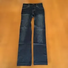 裏起毛デニムプリントレギンス　M〜L 美品　試着のみ