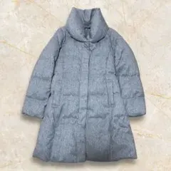 INGNI ♡イング　杢グレー ロングダウンジャケット　M