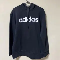 adidas アディダス　パーカー　M 黒 美品