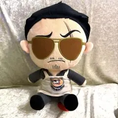タグ付き　極主夫道　おすわりぬいぐるみ　ぬいぐるみ