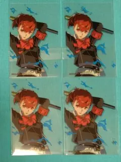 ペルソナ P4 鳴上悠 シーパラダイス 缶バッジ 特典クリアカード - メルカリ