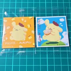 パステル×ポムポムプリン さくさくラスク オリジナルシール ステッカー