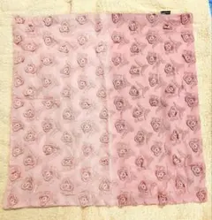 Francfranc　フランフラン　クッションカバー　ピンク　花　刺繍　フラワー