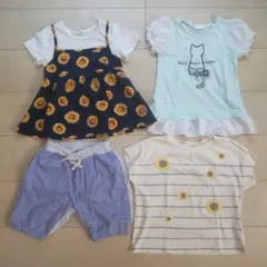 女の子 半袖 Tシャツ 110cm 4枚セット