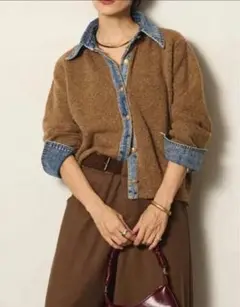 ニット キャメル