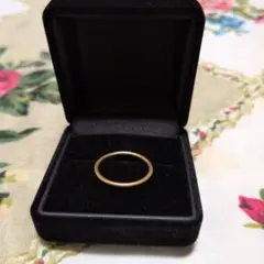 シンプル ゴールドリング24ｋ