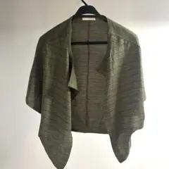 who's next オリーブグリーン カーディガン 古着