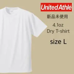 新品 ユナイテッドアスレ 4.1oz ドライアスレチック Tシャツ 白 L