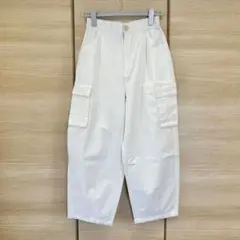 《美品》Samansa Mos2 サマンサモスモス　カーゴパンツ　白