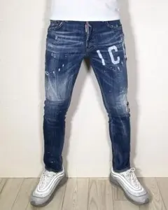 DSQUARED2 ディースクエアード レーザープリント ICON スキニー