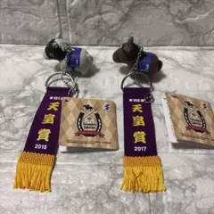 サラコレ優勝レイ付きソフビフィギュアボールチェーン 　ゴルシ　キタサン