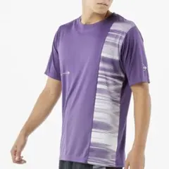 【DUNLOP】新品 メンズ テニスウェア Tシャツ（DAL-8502）パープル