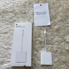 Apple純正品　Lightning to USB 3カメラアダプタ