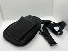 帆布 ショルダーポーチ　黒