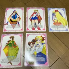 セーラームーンR　カードダスジャンボ　5枚セット