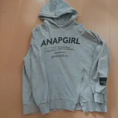 ANAPGIRL グレー パーカー Mサイズ