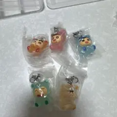 クレヨンしんちゃん みんなでくまパジャマ めじるしアクセサリー コンプリート