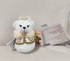 タグ付き 上海ディズニー 2024 冬 雪だるま シェリーメイ キーホルダー