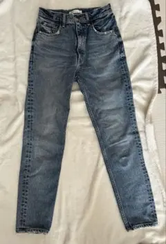 MOUSSY MVS スキニージーンズ　ブルー　24