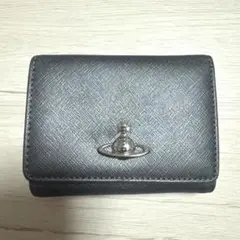 Vivienne Westwood がま口 三つ折り財布 グレー オーブ