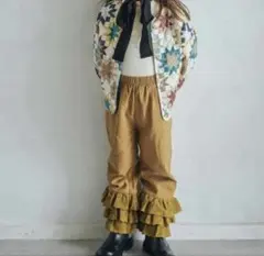 しまむら　soft cheese レース　秋冬新作 フリルパンツ 130 新品