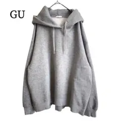 2380 美品 ジーユー ヘビーウェイトスウェットオーバーサイズパーカ L