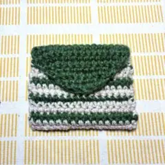 《秋歓迎SALE》crochet しましまポーチ handmade