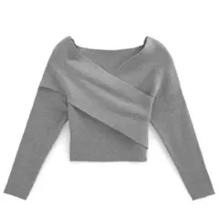 グレイル カシュクールニットトップス［ru1112］ 長袖 Sサイズ