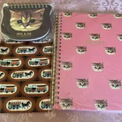 PAUL & JOE 猫デザインノートセット