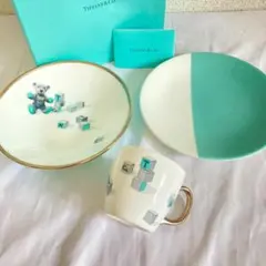TIFFANY & Co. FIRE STATION ベビー食器セット箱付廃盤品 - メルカリ