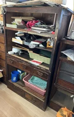 昭和レトロな 素麺木箱と椀入れ木箱 2個セット販売です。リメイク品