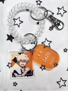 僕のヒーローアカデミア　爆豪勝己　極楽湯　コラボ　ロッカーキー風キーホルダー