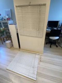 ホワイト ブラインド 90×90 2枚セット