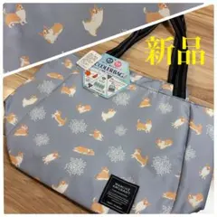 新品❣️MARCHE AMUSANT　保冷保温　エコバッグ　コーギー柄　18L
