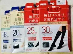 見切り処分　４足まとめ売りREGART 着圧ソックス 18-30hPa Mサイズ